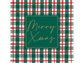 Paper + Design Servietten Xmas check 33 x 33 cm, 20 Stück